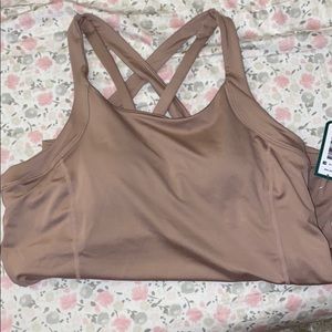 Blush pink active tank